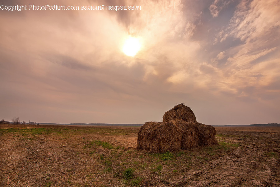 Nature, Outdoors, Countryside, Hay, Straw
