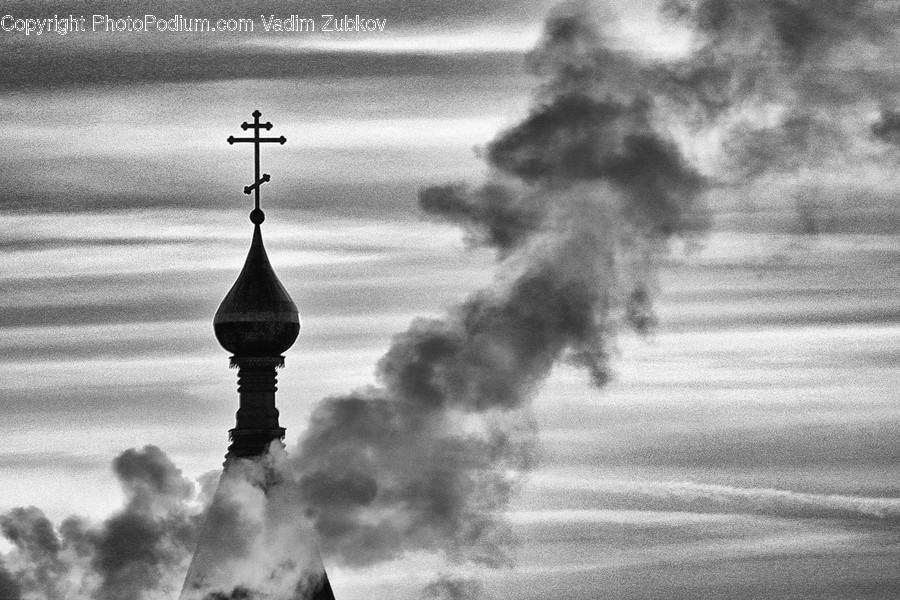 Smoke, Symbol, Cross, Transportation, Vehicle