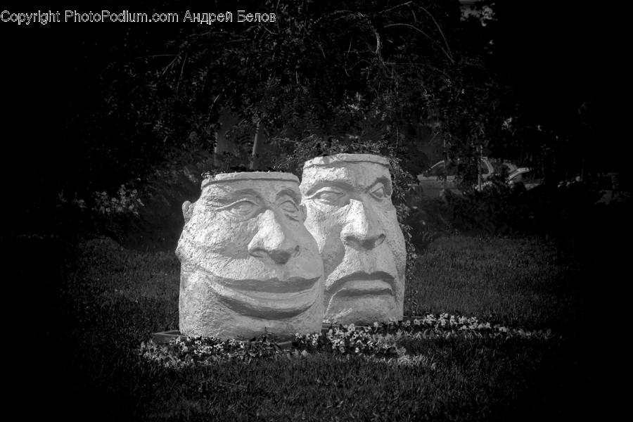 Head, Sculpture, Art, Statue, Person