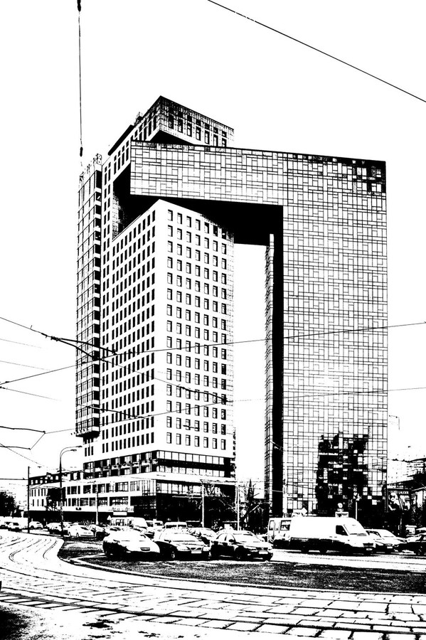 Building, Office Building, Transportation, Vehicle, Automobile