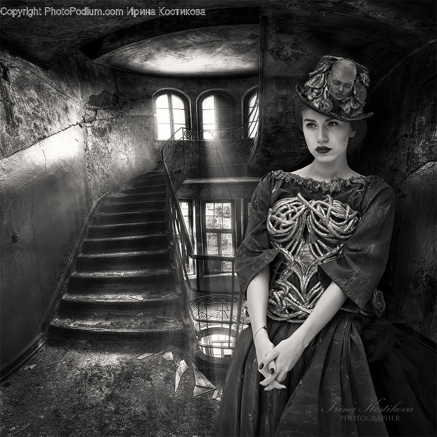 Person, Human, Handrail, Banister, Clothing