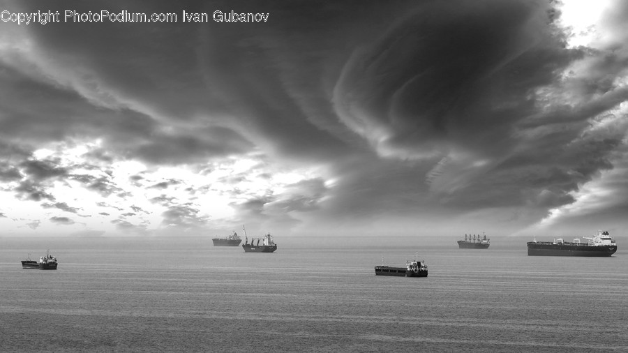 Vehicle, Boat, Transportation, Nature, Weather
