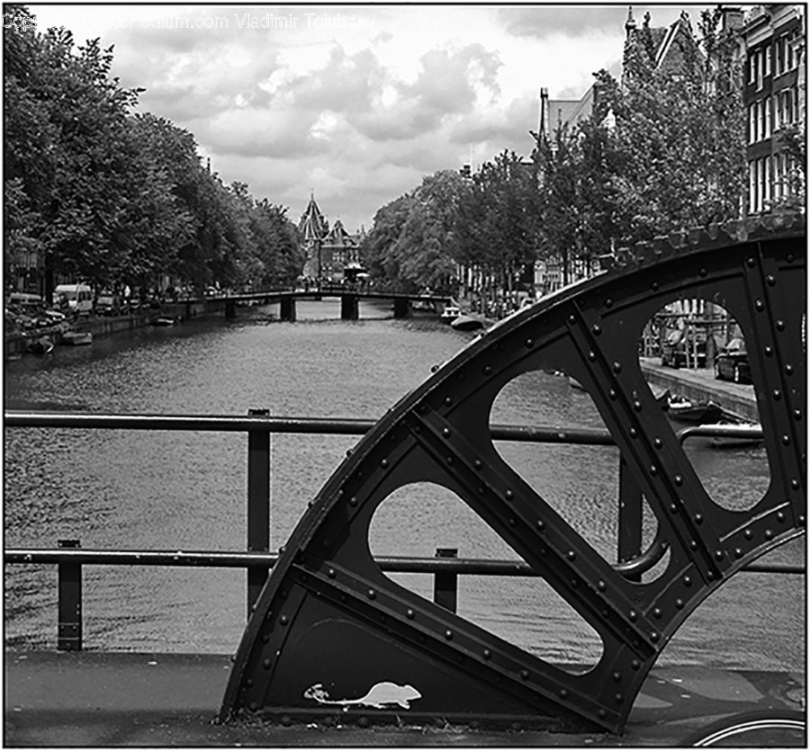 Spoke, Machine, Wheel, Water, Path