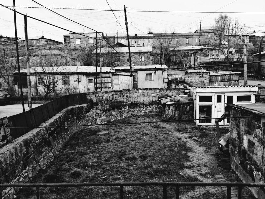 Urban, Building, Slum, Neighborhood, Train