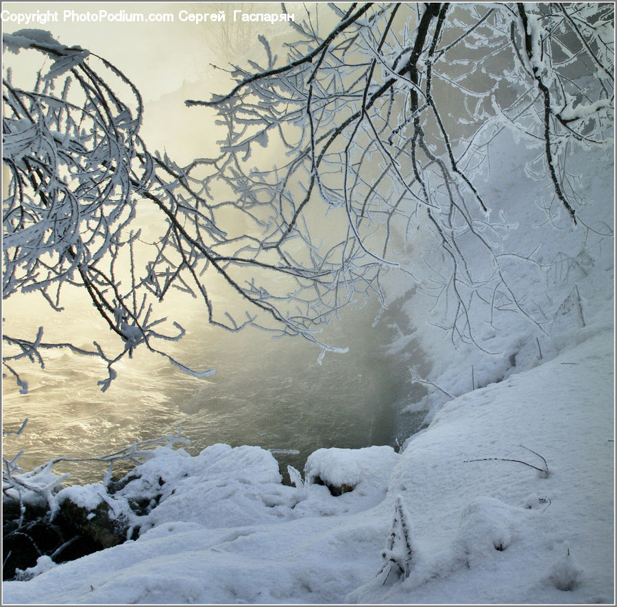 Ice, Outdoors, Snow, Blizzard, Weather, Winter, Art