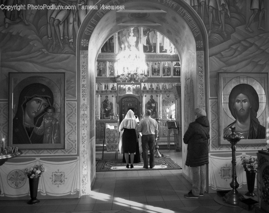 Human, Person, Building, Architecture, Apse