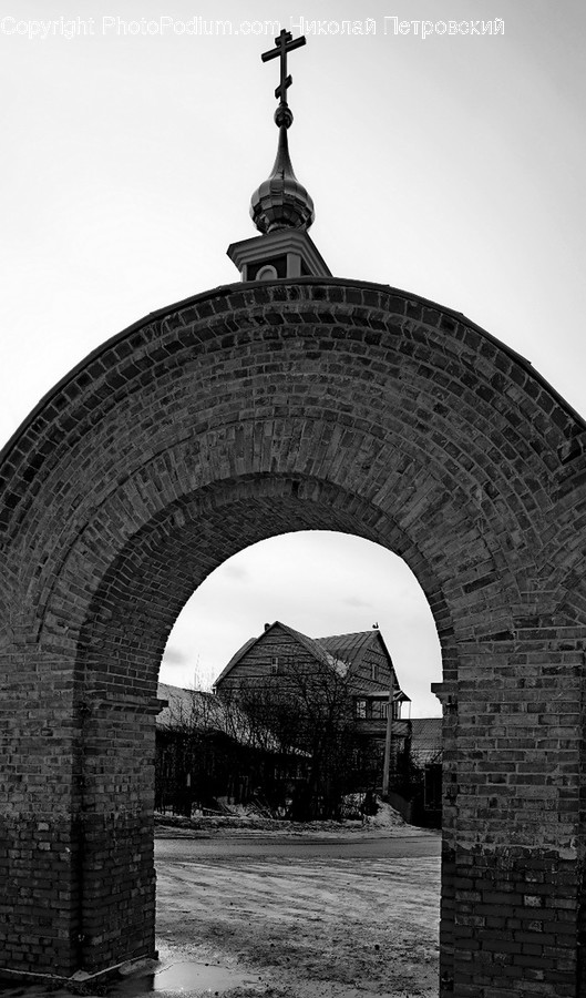 Building, Architecture, Arch, Arched, Brick