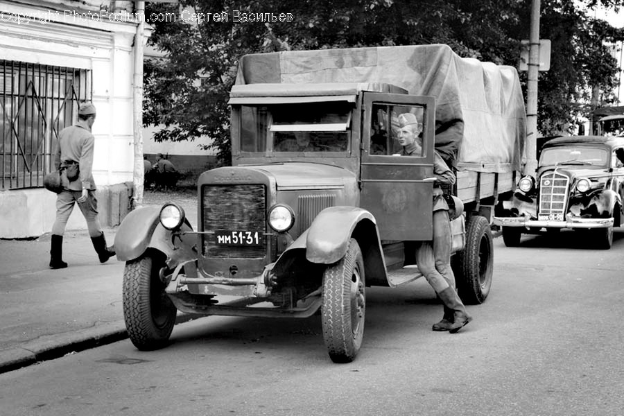 Human, Person, Vehicle, Truck, Transportation