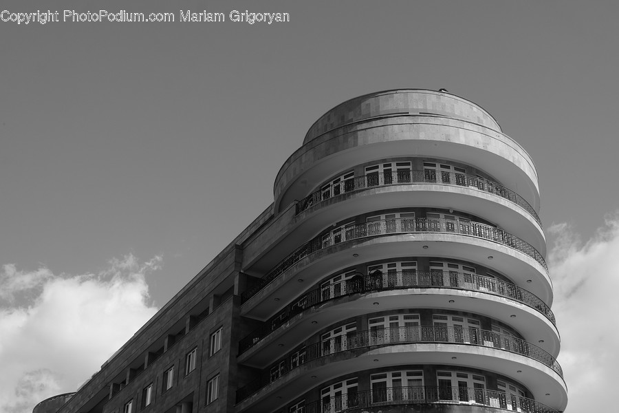 Building, Office Building, Town, Urban, High Rise