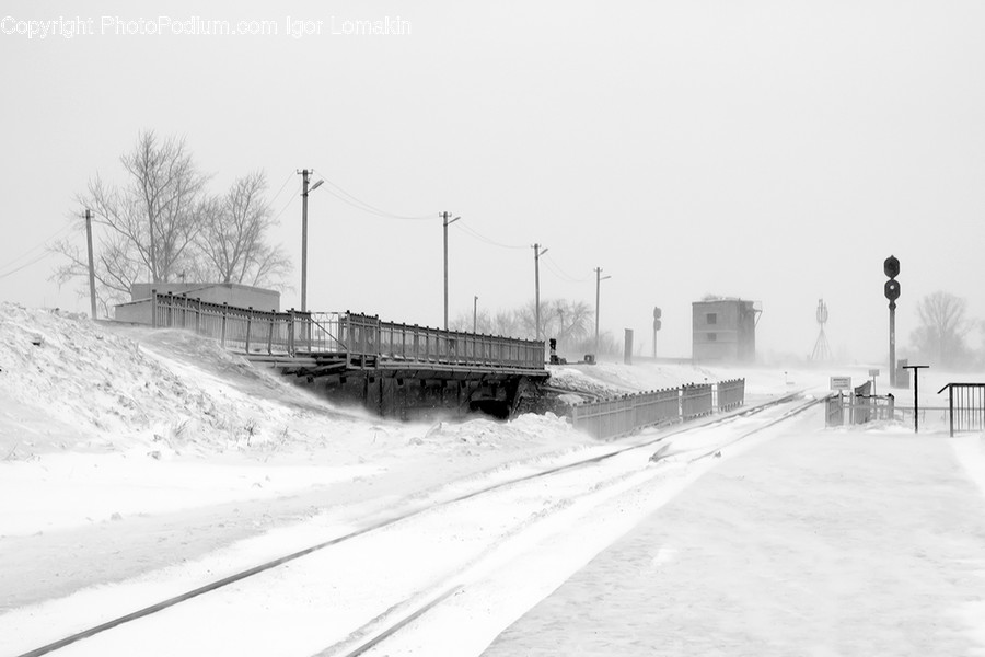 Nature, Outdoors, Road, Snow, Winter