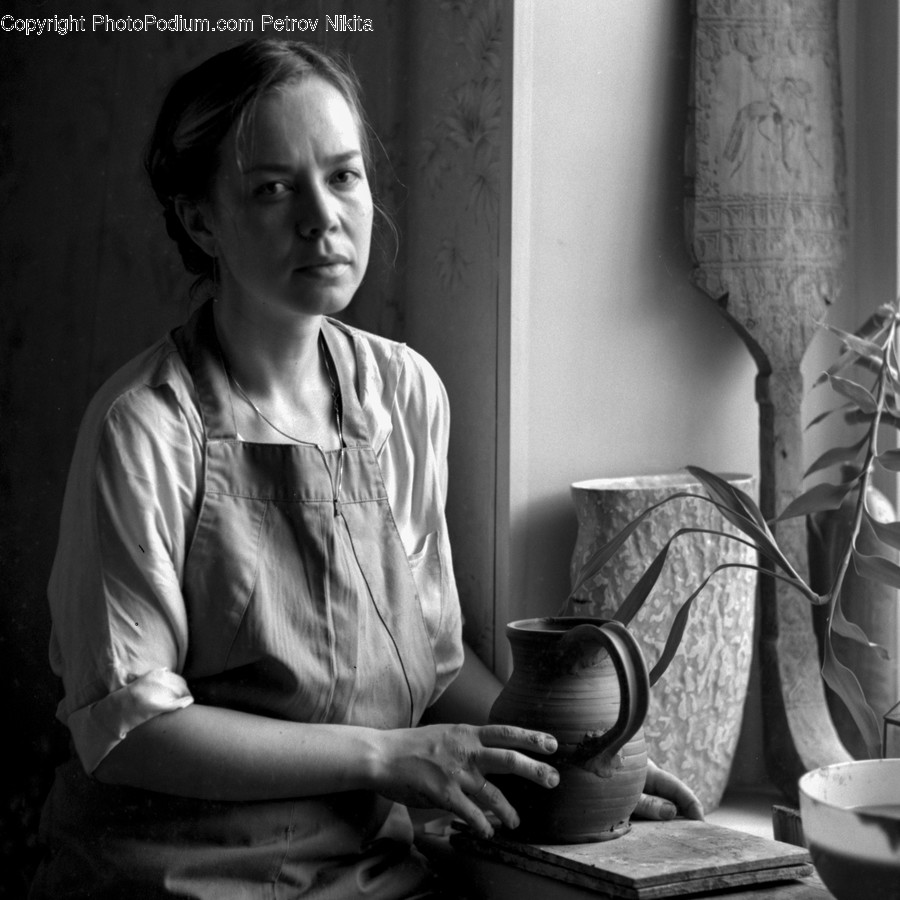 Person, Human, Pottery, Pot, Teapot
