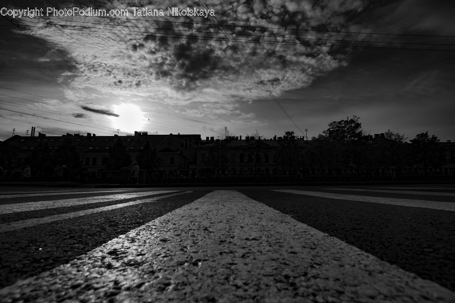 Asphalt, Tarmac, Road, Flare, Light