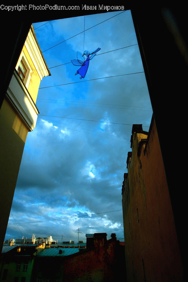 Cable, Outdoors, Nature, Power Lines, Electric Transmission Tower