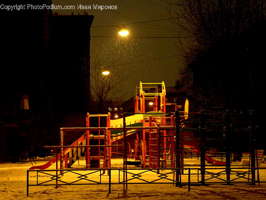 Play Area, Playground, Handrail, Banister, Railing