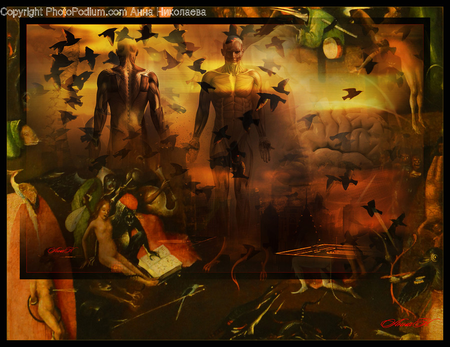 Painting, Art, Person, Human, Animal