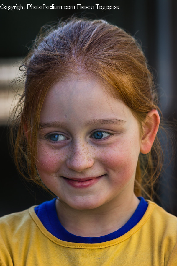 Person, Human, Face, Freckle, Smile