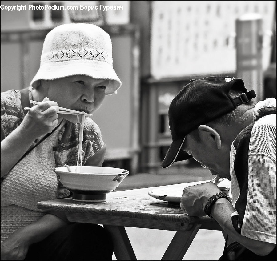 People, Person, Human, Chair, Furniture, Dish, Food