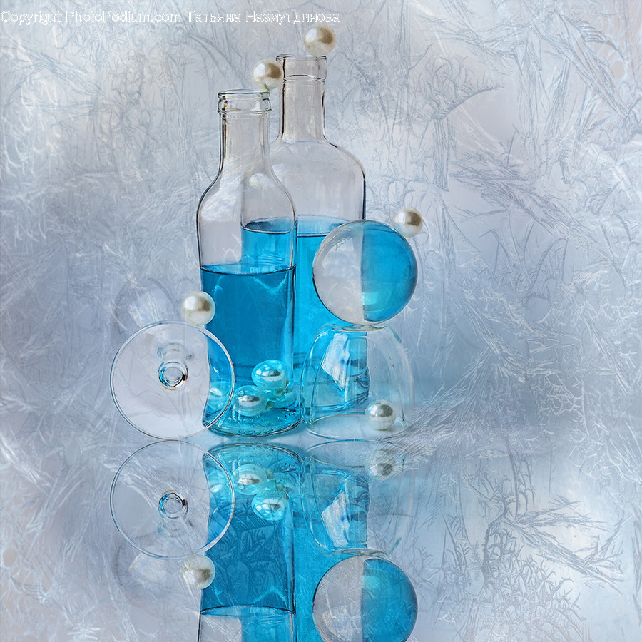 Nature, Outdoors, Glass, Ice, Bottle