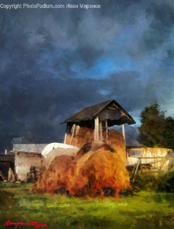 Nature, Outdoors, Building, Countryside, Art