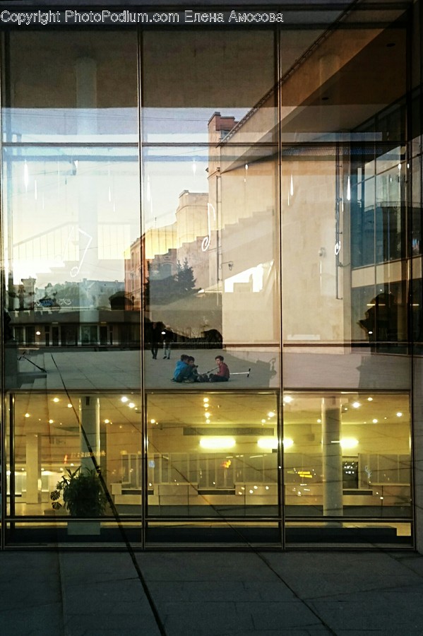Office Building, Building, Human, Person, Architecture