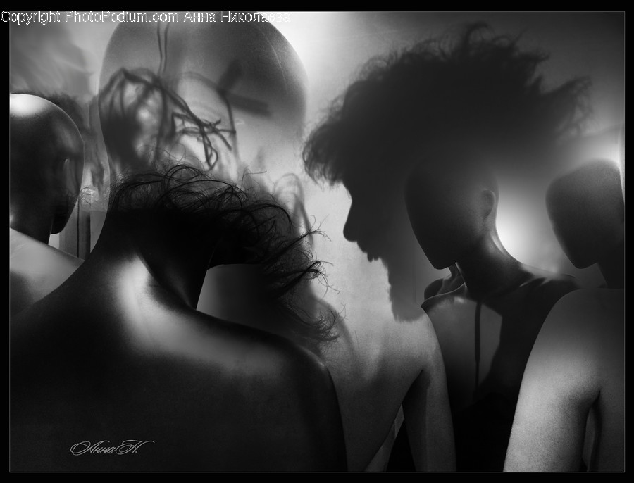 Skin, Back, Human, Person, Hair
