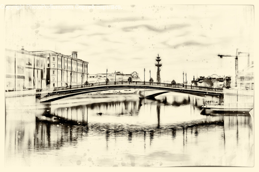 Water, Outdoors, Building, Architecture, Canal