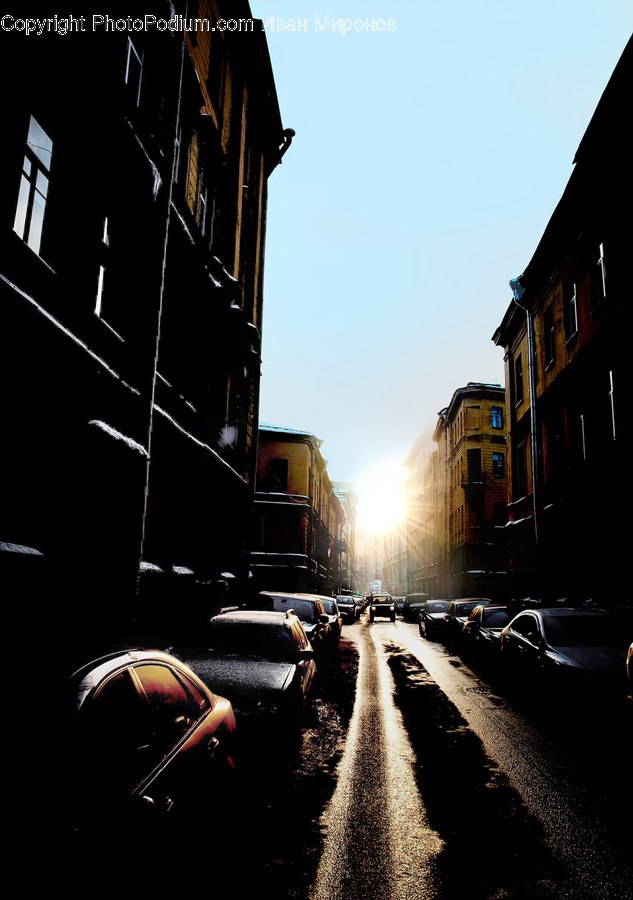 Tarmac, Asphalt, City, Building, Metropolis