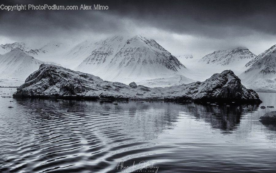 Mountain, Outdoors, Nature, Ice, Snow