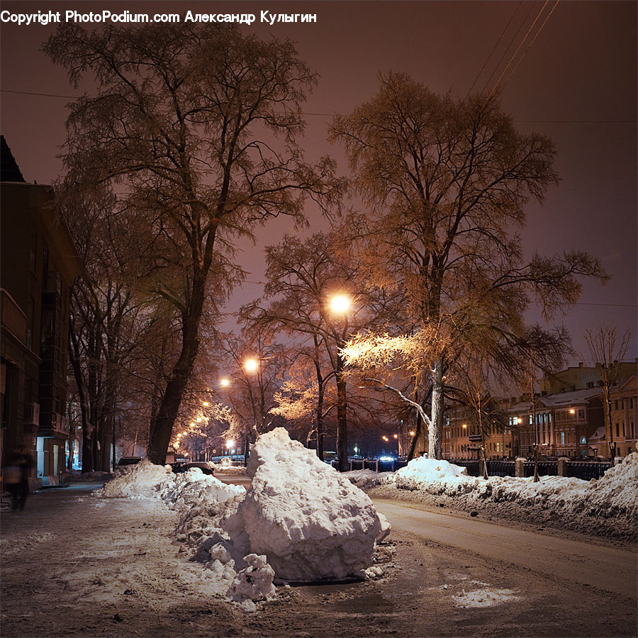 Blizzard, Outdoors, Snow, Weather, Winter, Ice, Cobblestone