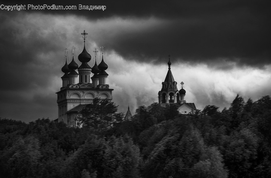 Tower, Steeple, Spire, Building, Architecture