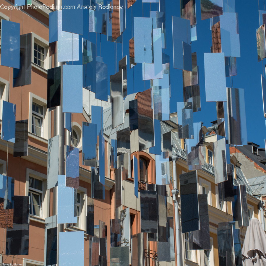 City, High Rise, Town, Urban, Building