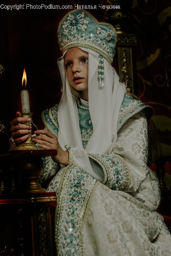 Person, Human, Apparel, Clothing, Candle