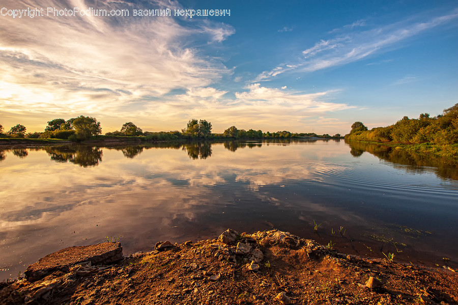 Nature, Outdoors, Water, Lake, Land