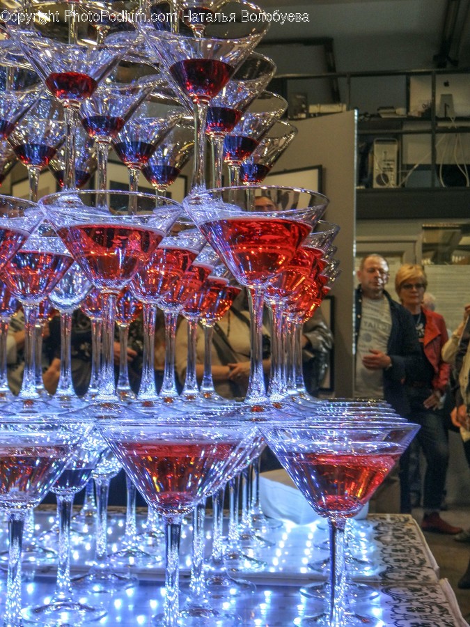 Glass, Goblet, Person, Human, Crystal