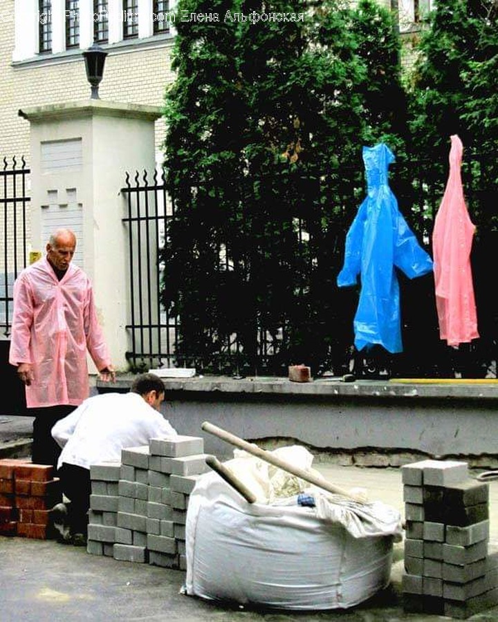 Clothing, Apparel, Coat, Raincoat, Person