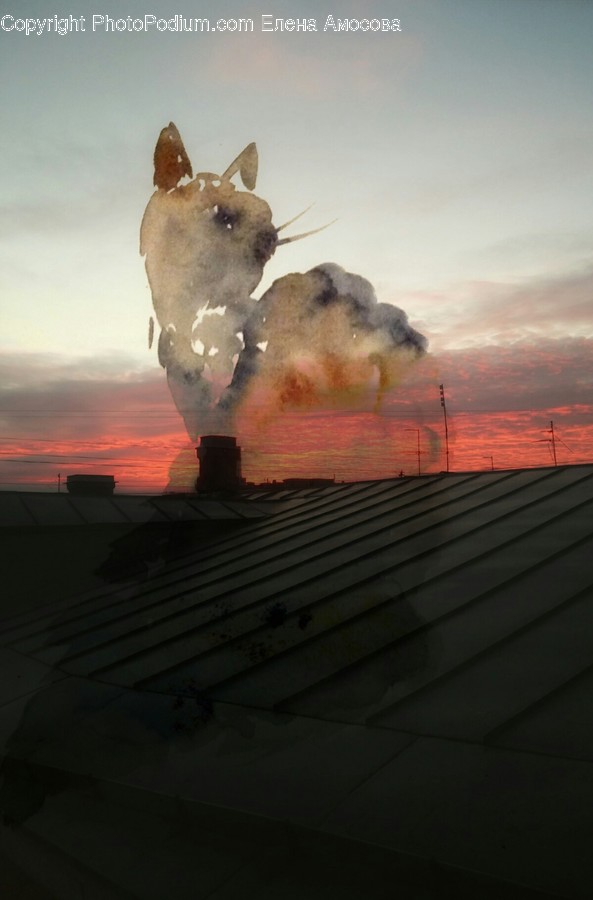 Nature, Outdoors, Sky, Weather, Smoke