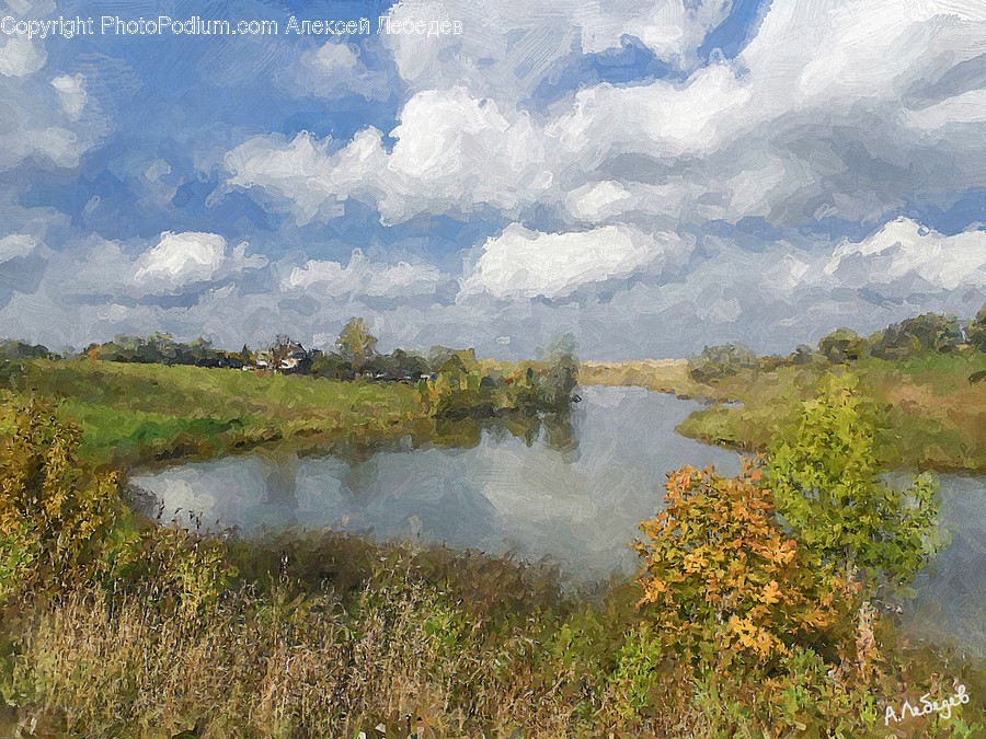 Nature, Water, Outdoors, Land, Art