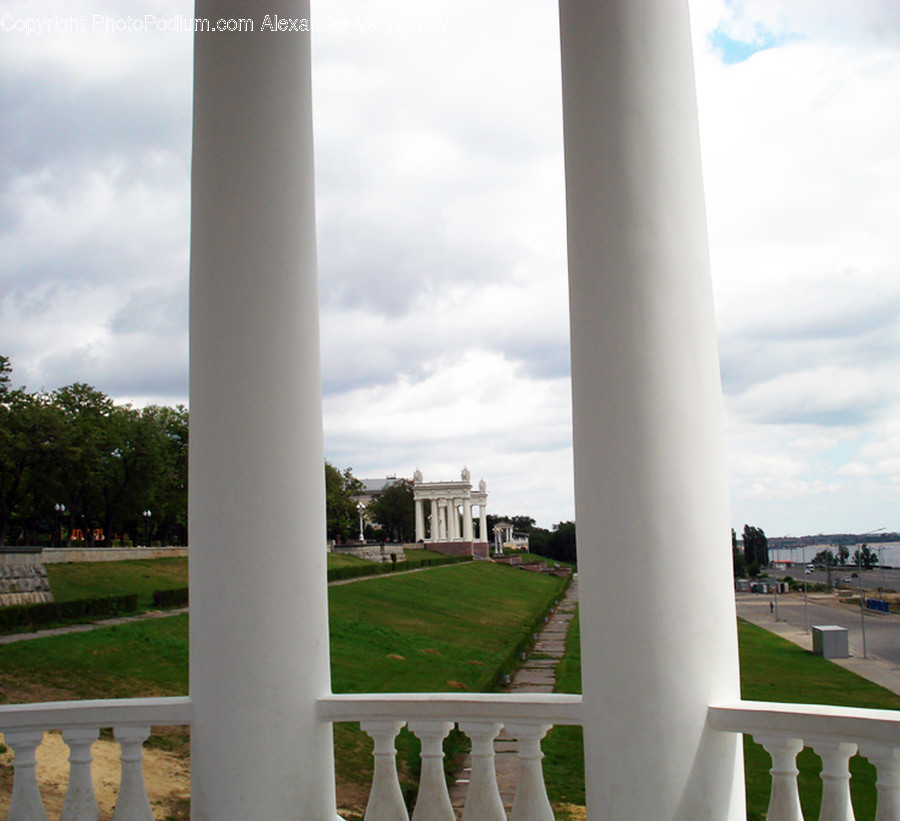 Railing, Handrail, Banister, Porch, Building
