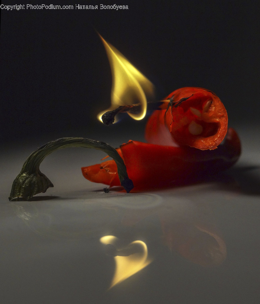 Fire, Flame, Art, Painting