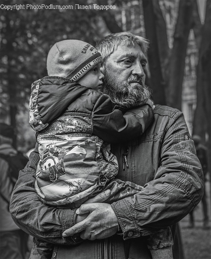 Person, Hug, Human, Face, Tree