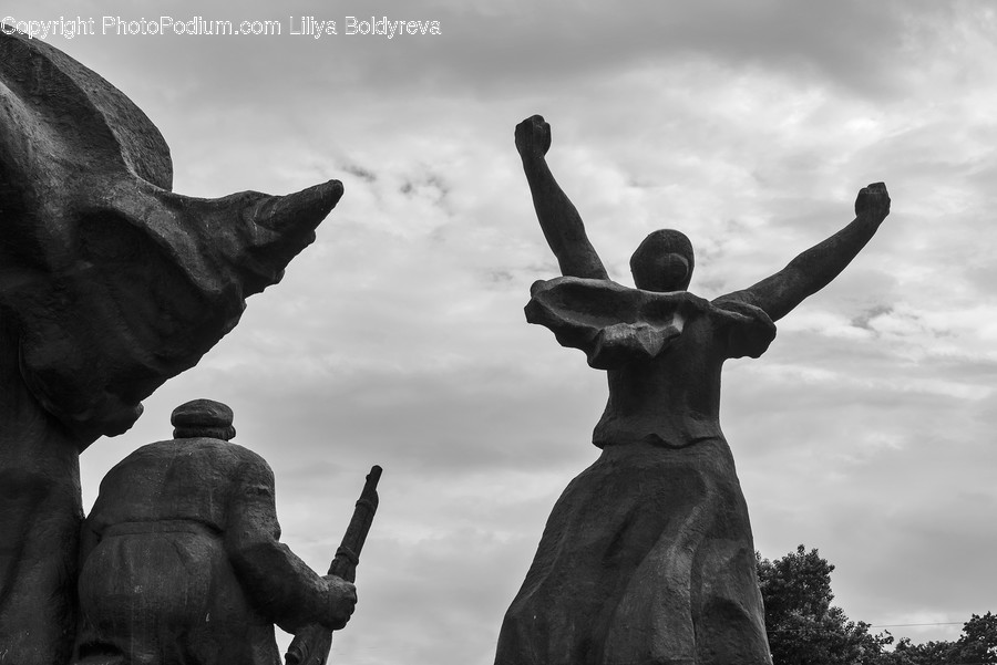 Monument, Sculpture, Art, Statue, Human