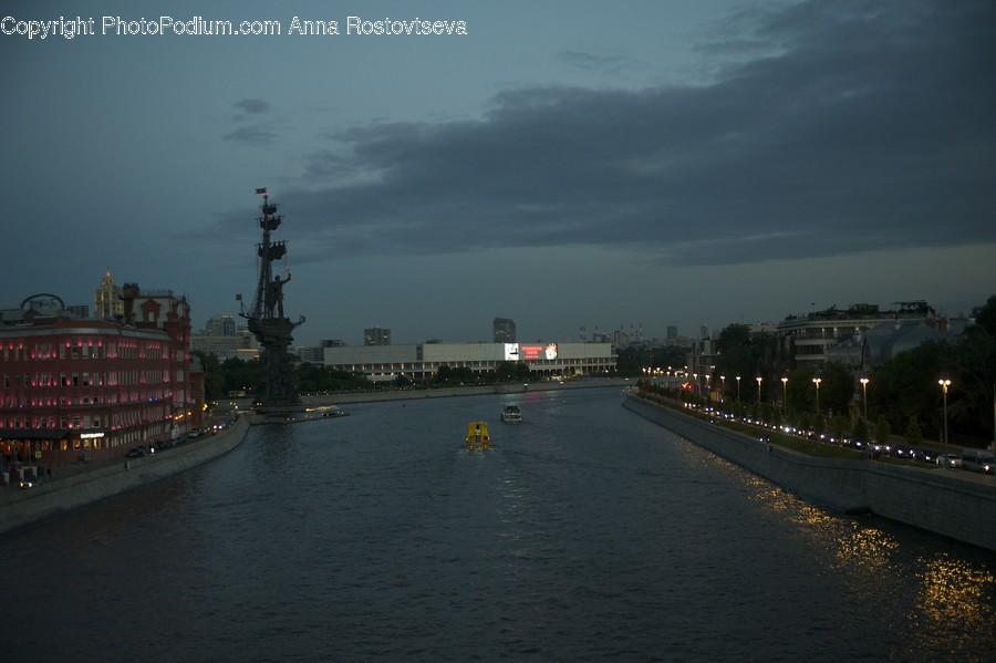 Transportation, Vehicle, Boat, Building, Urban