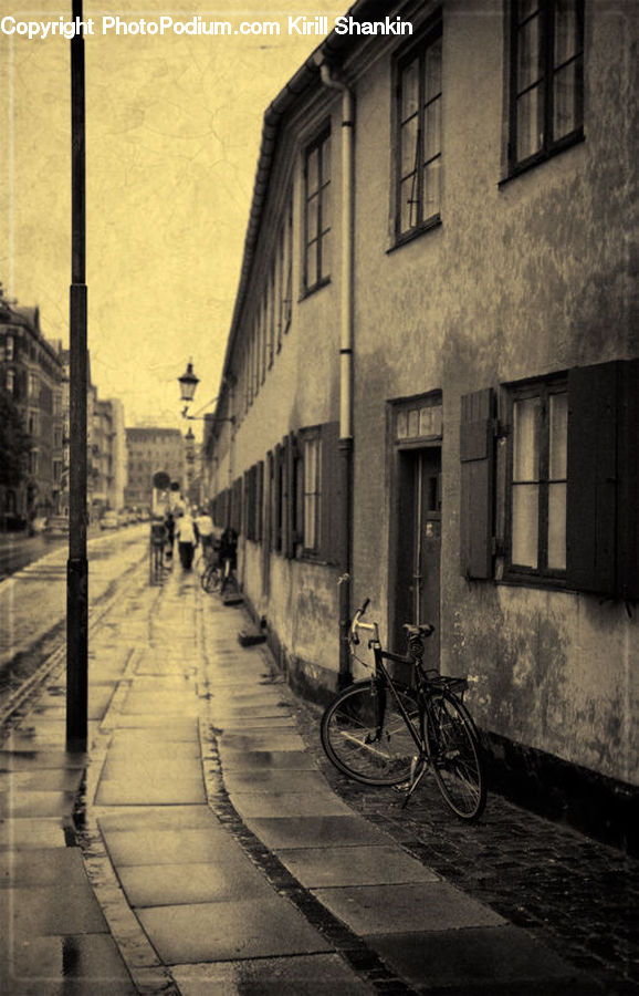 Bicycle, Bike, Vehicle, Cobblestone, Pavement, Walkway, Road