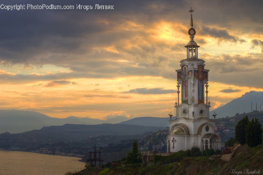 Architecture, Building, Tower, Outdoors, Nature