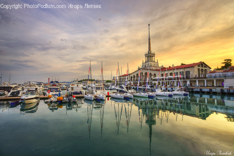 Water, Waterfront, Marina, Dock, Pier
