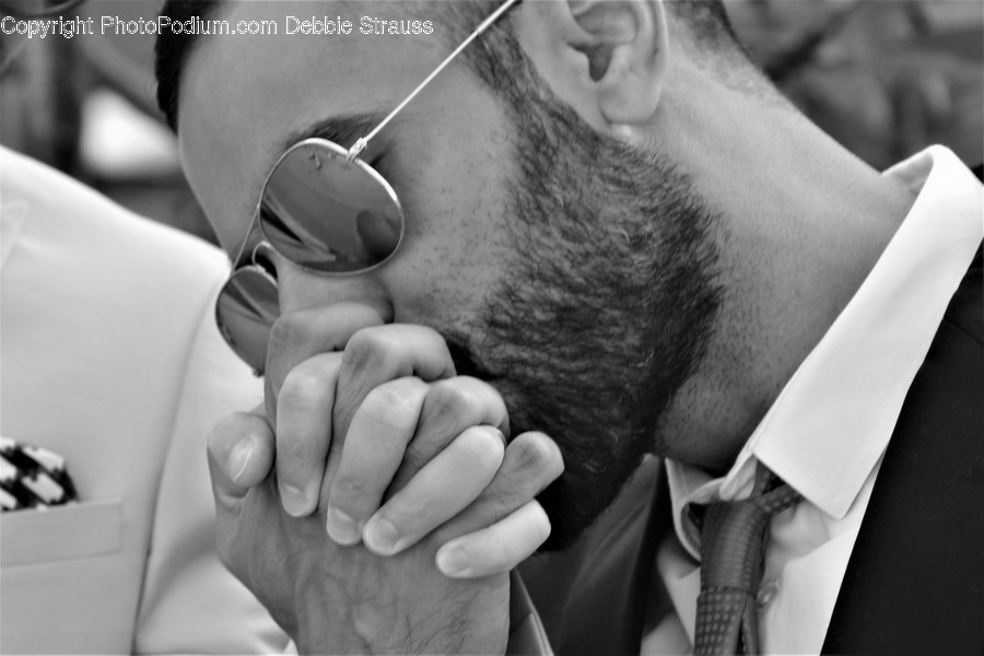 Face, Person, Human, Tie, Accessories
