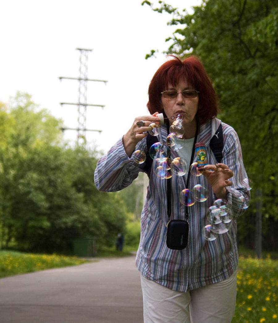 Bubble, People, Person, Human, Leisure Activities, Portrait, Selfie