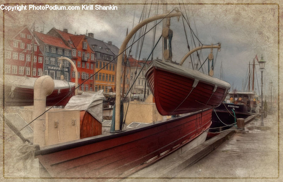Boat, Dinghy, Plywood, Wood, Art, Modern Art, Ship