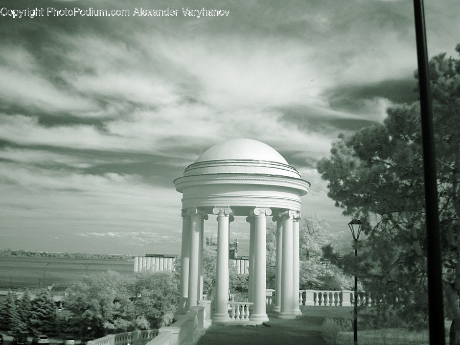 Gazebo, Building, Dome, Architecture, Nature