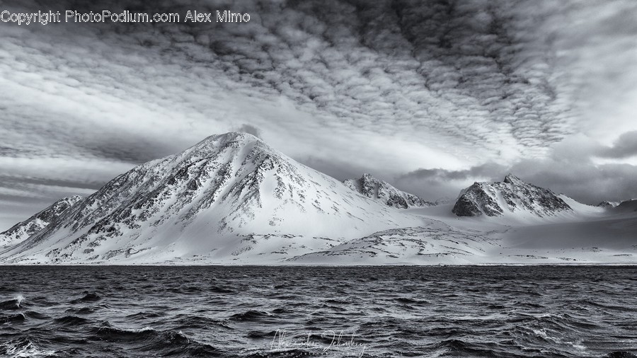 Mountain, Outdoors, Nature, Ice, Mountain Range